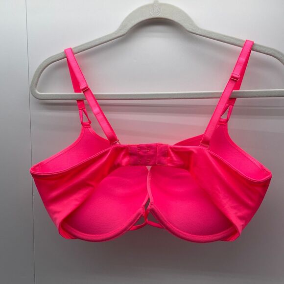 Victorias Secret Sz 36D Miraculous Plunge Bombshell Add 2 Cups Super Push Up Bra - Picture 6 of 7